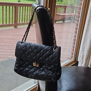 GUC Cuero de Vaca Quilted Leather Purse VINTAGE